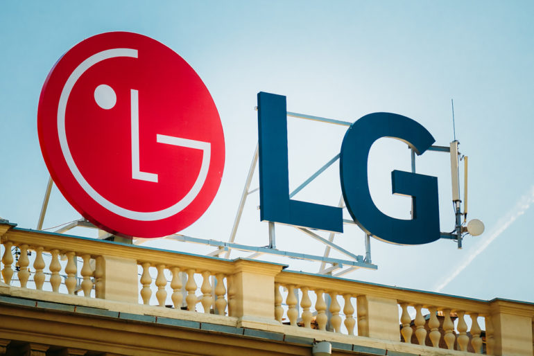 LG Logo Signboard - Retail in Asia