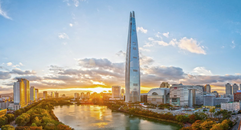 lotte tower - retail in asia