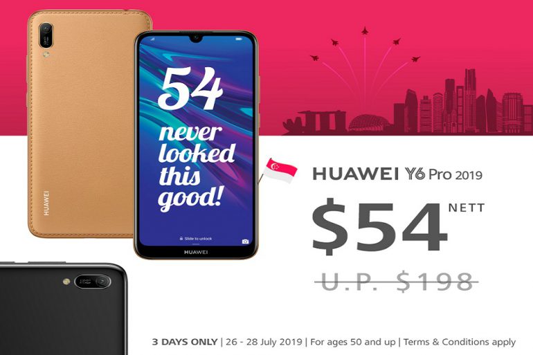 Huawei celebrates Sinagpore's National Day with $54 smartphone deal