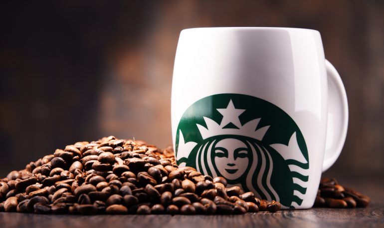 Starbucks stock rose 10% in June 2019