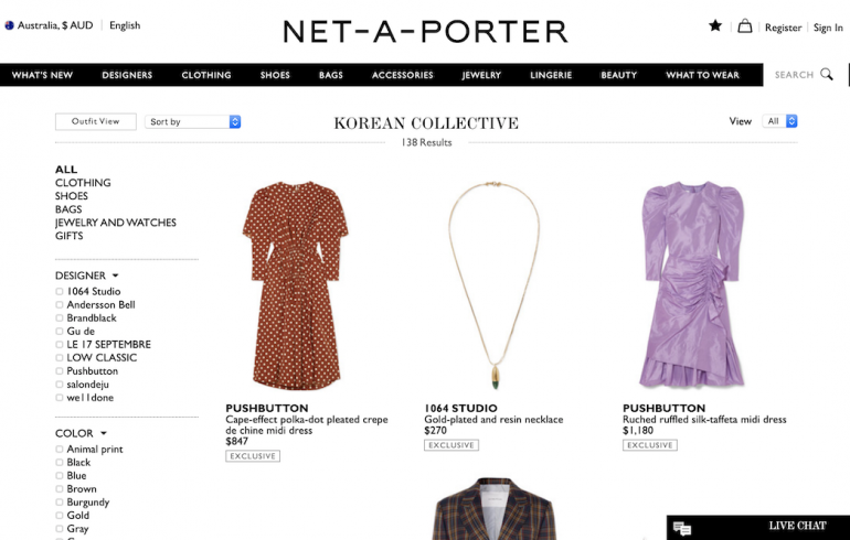 Net-A-Porter Korean Collection