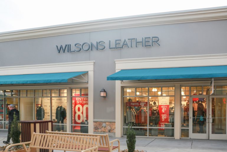 Wilsons Leather and G. H. Bass stores 