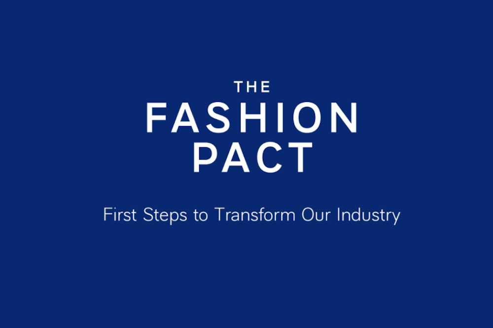 The Fashion Pact First steps towards industry