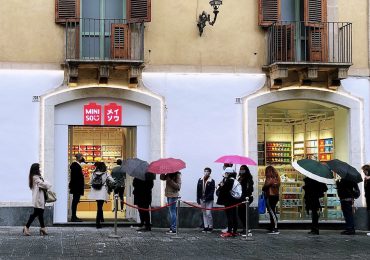 MINISO store located at Via Etnea, Catania, Sicily