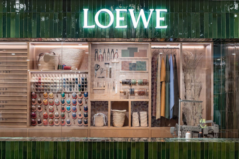 NAGOYA, JAPAN - APRIL 27: Loewe store on April 27, 2012 in Nagoya